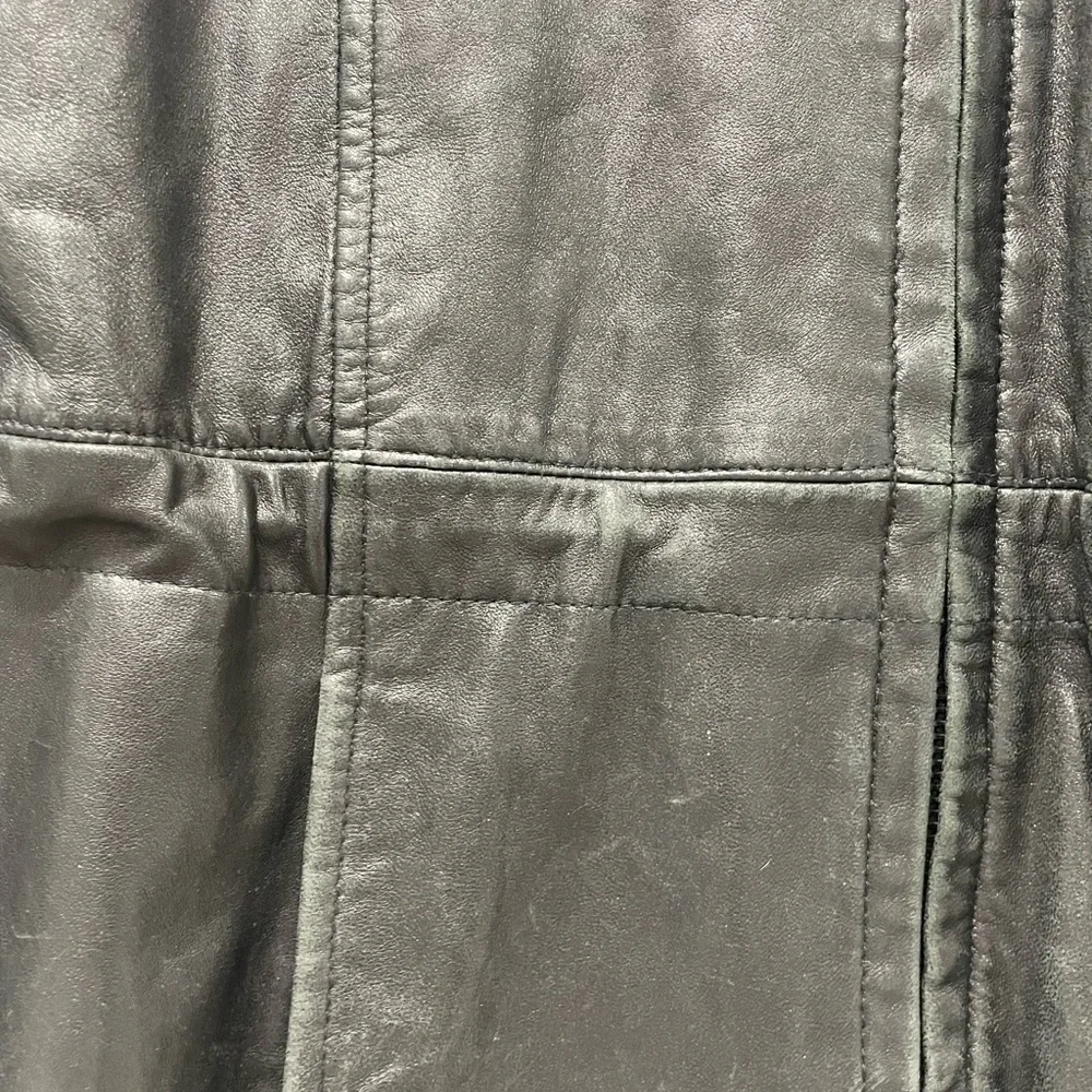 London Fog‎ Leather Jacket Size M